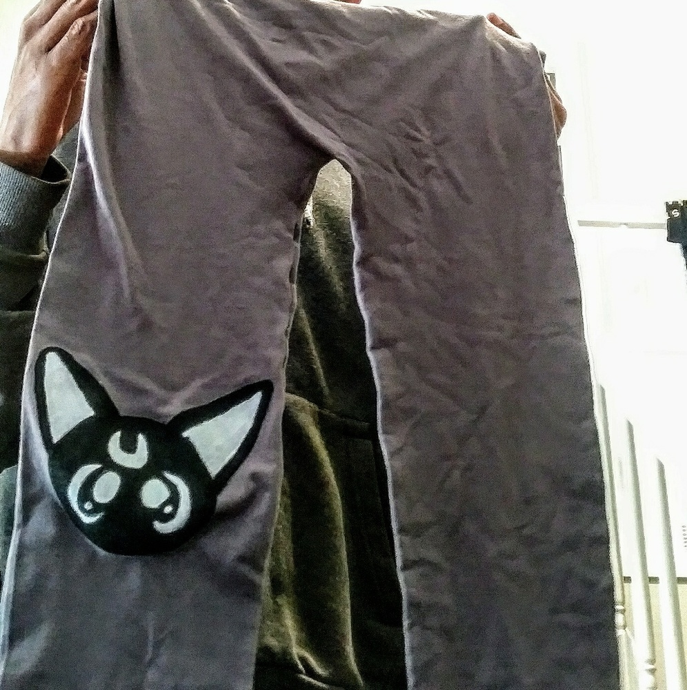 Luna Cat nylon leggings